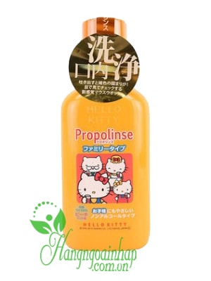 Nước súc miệng Propolinse Hello Kitty dành cho trẻ em của Nhật