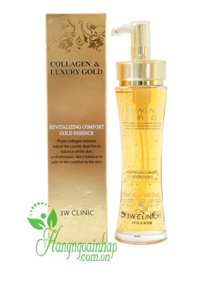 Serum gel dưỡng tái tạo da Collagen & Luxury Gold cao cấp 3W Clinic 150ml