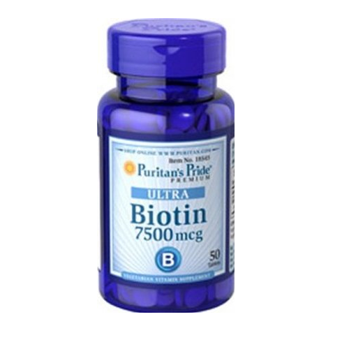 Ultra Biotin 7500mcg Puritan's Pride 50 Viên Của Mỹ