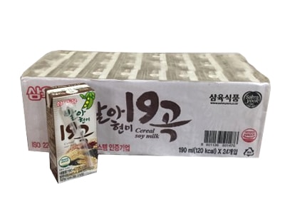 Sữa ngũ cốc 19 vị Sahmyook của Hàn Quốc thùng 24 hộp x 190ml