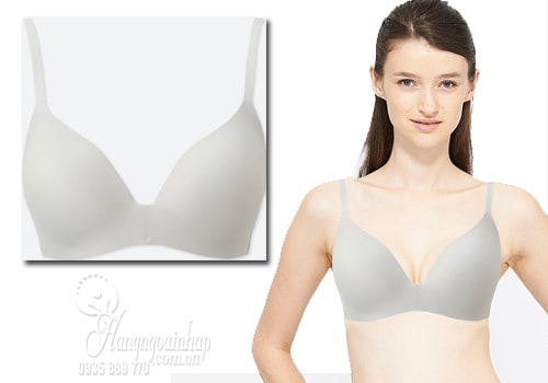 Áo ngực Uniqlo Wireless Bra Beauty Light không viền không gọng Black   size 6570 New