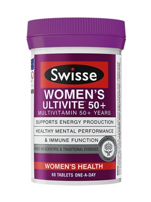 Image result for Vitamin Tổng Hợp Cho Phụ Nữ Trên 50 Tuổi - Swisse Womens Ultivite 50+