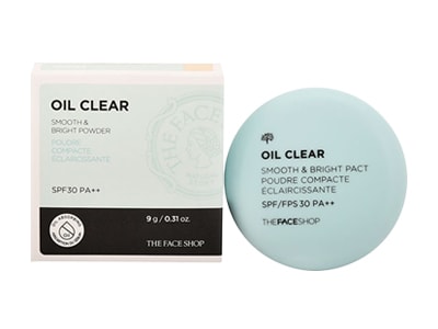 Phấn phủ nén kiềm dầu The Face Shop Oil Clear Smooth & Bright Powder