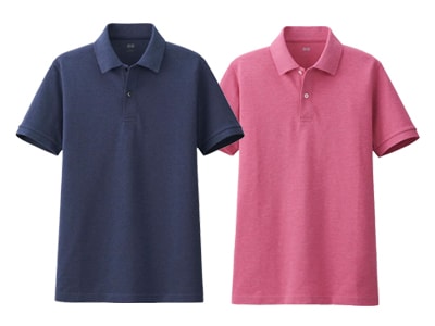 Áo phông nam Uniqlo Polo có cổ - Xách tay từ Nhật Bản