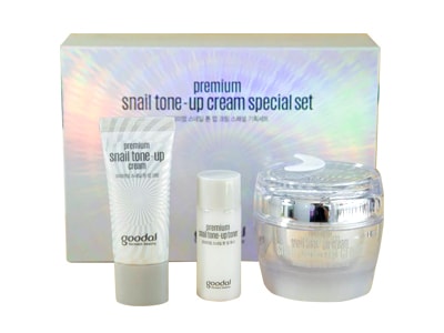 Set kem ốc sên dưỡng trắng da Goodal Premium Snail Tone Up Cream