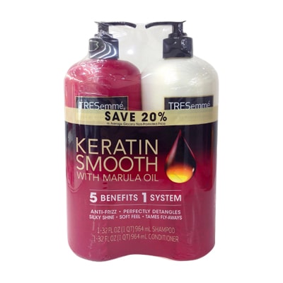 Bộ dầu gội xả Tresemme Keratin Smooth 2 x 964ml của Mỹ