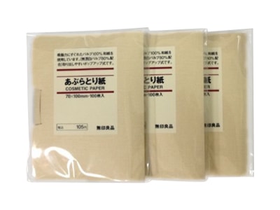 Giấy Thấm Dầu Muji Cosmetic Paper 100 tờ của Nhật Bản