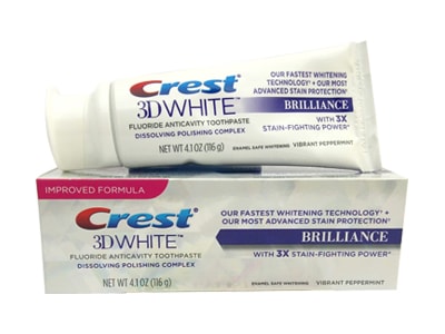Kem đánh răng 3D Crest White Brilliance 116g của Mỹ