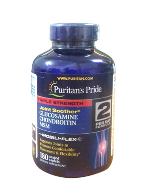 Viên uống hổ trợ xương khớp Puritan&#39;s Pride Glucosamine 180 viên