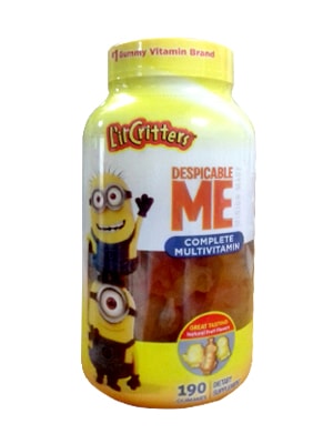 Kẹo dẻo cho bé L'il Critters Minions Multivitamins Gummies 190 viên