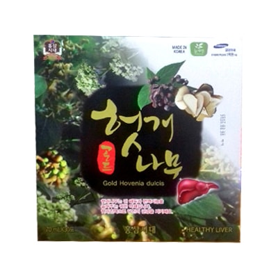 Nước bổ gan giải rượu Hovenia Dulcis Gold Pocheon của Hàn Quốc