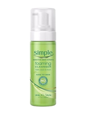 Sữa rửa mặt tạo bọt Simple Foaming Cleanser 148ml của Anh