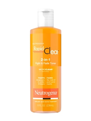 Nước hoa hồng Neutrogena Rapid Clear 2 in 1 Fight & Fade Toner 236ml 