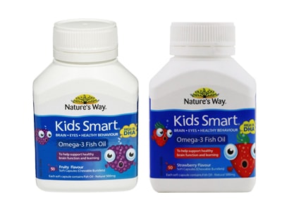 Kids Smart Omega 3 Fish Oil - Dầu Cá Của Úc Lọ 50 Viên