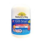 Dầu cá Kids Smart Omega 3 Fish Oil High DHA 180 vi...