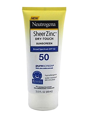 Kem chống nắng Neutrogena Sheer Zinc Dry-Touch Sunscreen SPF 50