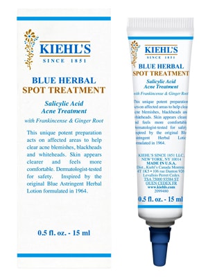 Kem trị mụn thần thánh Kiehl’s Blue Herbal Spot Treatment 15ml của Mỹ