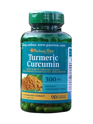 Tinh chất nghệ vàng Puritan’s Pride Turmeric Curcumin 500mg 90 viên