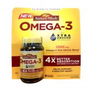 Viên uống Nature Made Omega-3 Xtra Absorb 80 viên của Mỹ