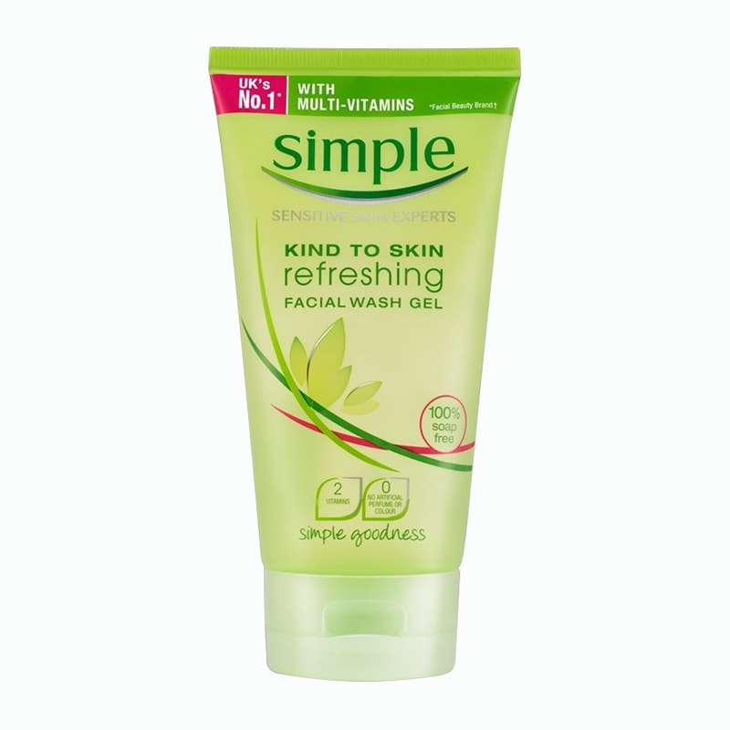 Sữa rửa mặt Simple Refreshing Facial Wash Gel 150ml của Anh