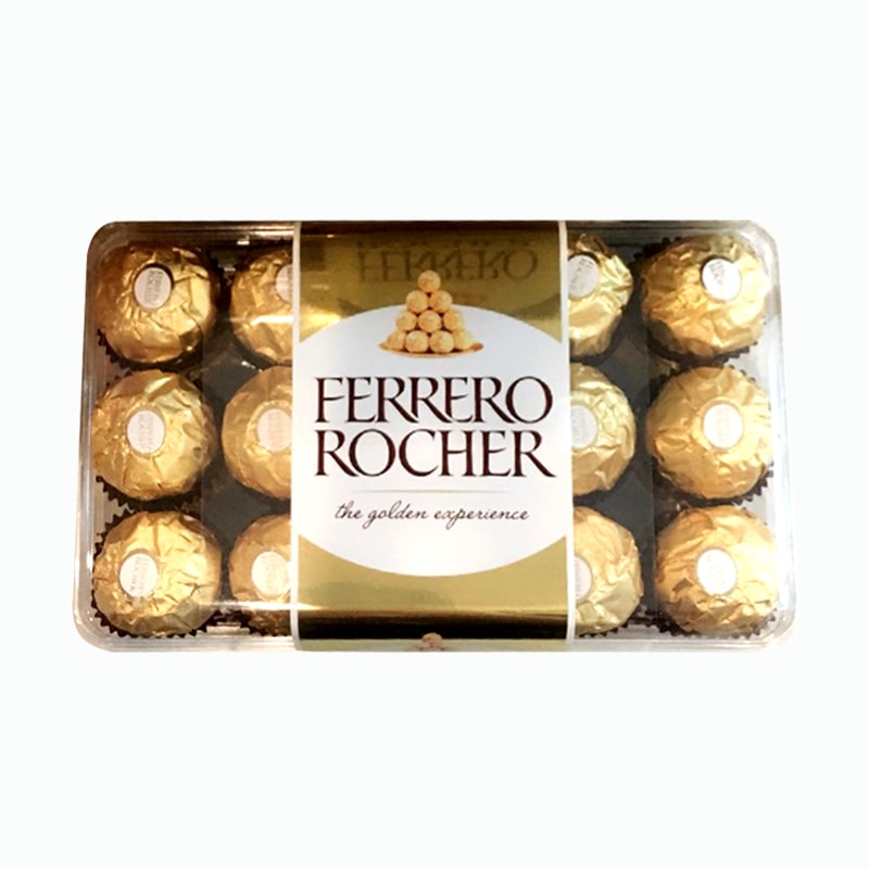 Socola Ferrero Rocher nhân hạt dẻ, hộp 30 viên của Ý