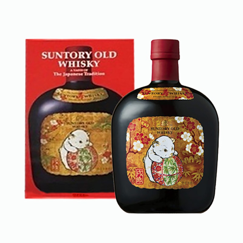 Rượu con chó Suntory Old Whisky 2018 700ml của Nhật Bản