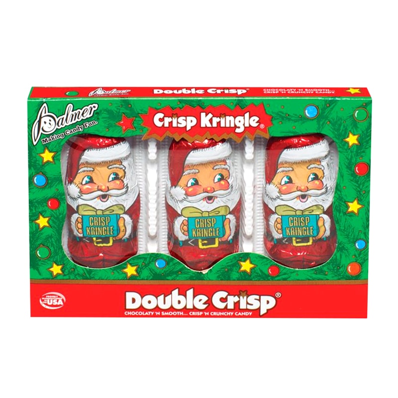 Kẹo Socola hình ông già noel Crisp Kringle của Mỹ