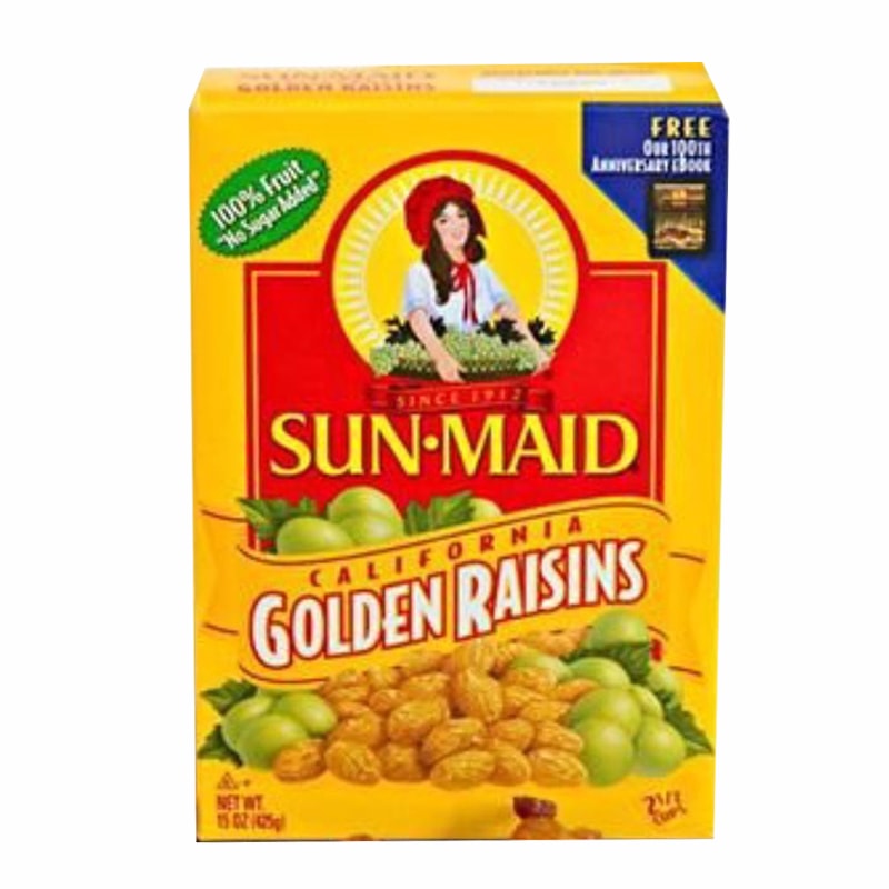 Nho khô hộp vàng Sun Maid Golden Raisins 425g của Mỹ