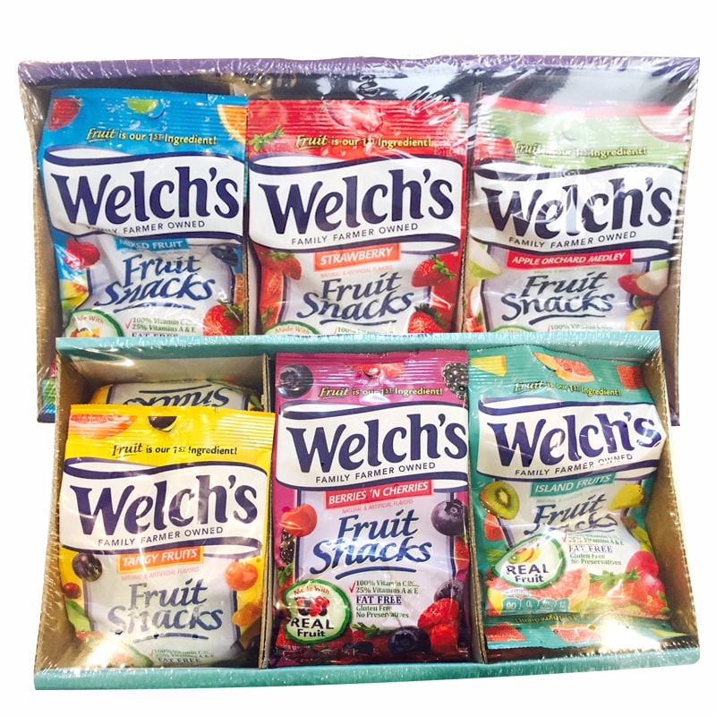 Set kẹo dẻo trái cây Welch’s Fruit Snacks 1kg của Mỹ