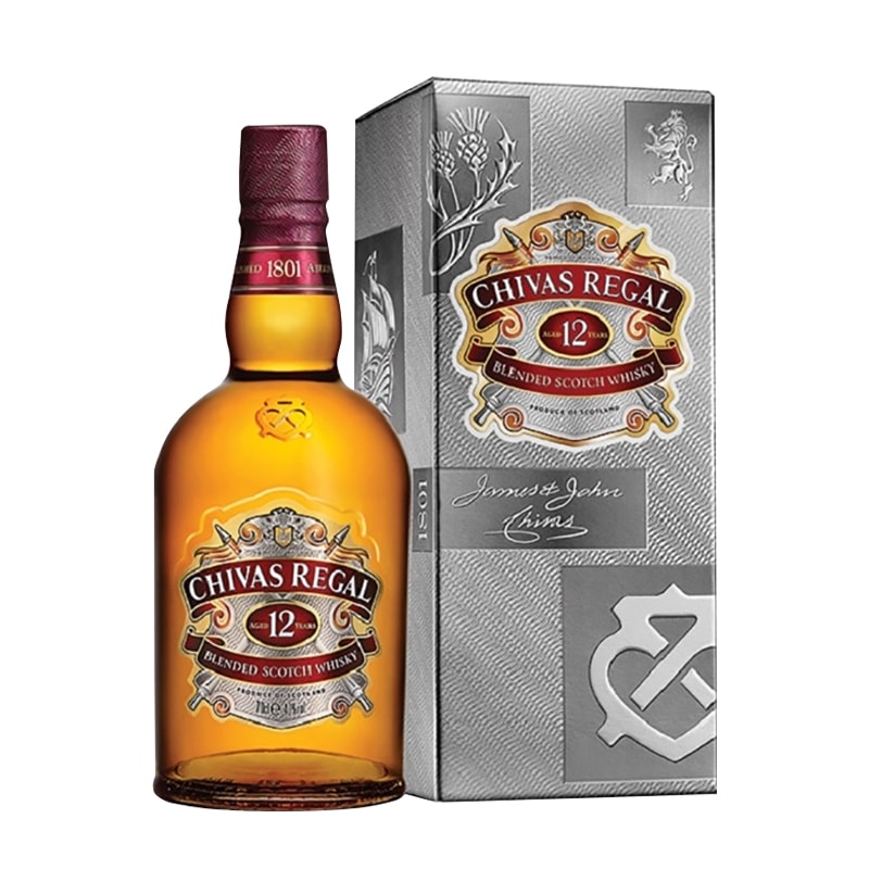 Rượu Chivas Regal 12 năm 750ml hộp giấy xách tay từ Singapore