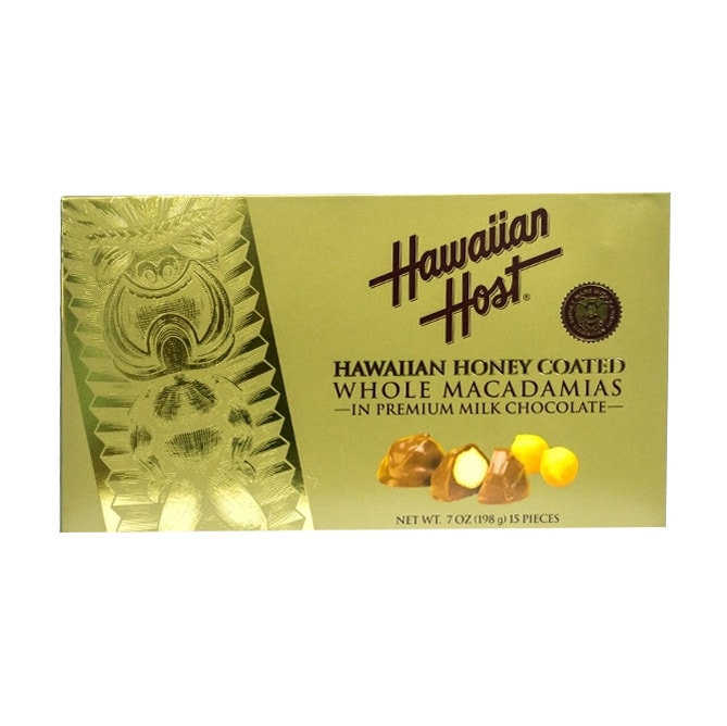 Socola Hawaiian Host Honey Coated nhân hạt Macca 15 viên của Mỹ