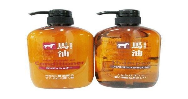 Dầu gội đầu mỡ ngựa của Nhật Horse Oil Review