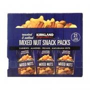 Hạt hỗn hợp rang muối Kirkland Mixed Nut Snack Packs 953g của Mỹ