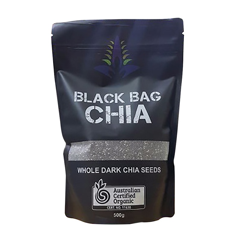 Hạt chia Úc Black Bag Chia túi 500g-Hạt chia hữu cơ Úc