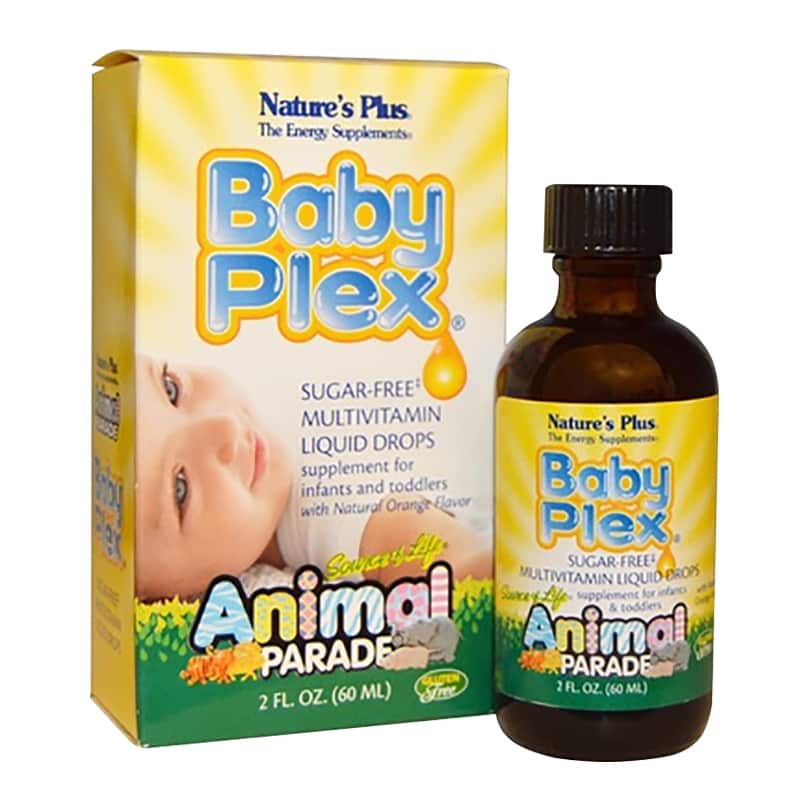 Vitamin cho bé Natures Plus Baby Plex Animal Parade 60ml của Mỹ