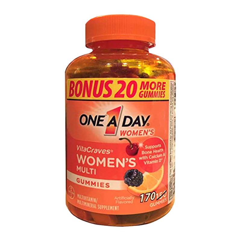 Kẹo Vitamin One A Day Women’s Vitacraves Gummies 170 viên