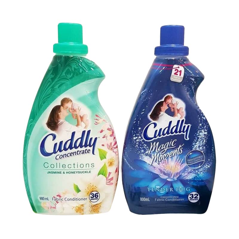 Nước xả vải đậm đặc Cuddly Úc chai lớn 800ml và 900ml