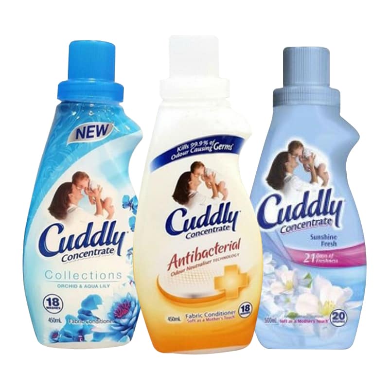 Nước xả vải đậm đặc Cuddly Úc chai nhỏ 450ml và 500ml