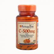 Viên uống Vitamin C 500mg Puritans Pride 100 viên của Mỹ