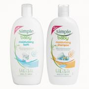 Sữa tắm, dầu gội cho bé Simple Baby Moisturising 300ml