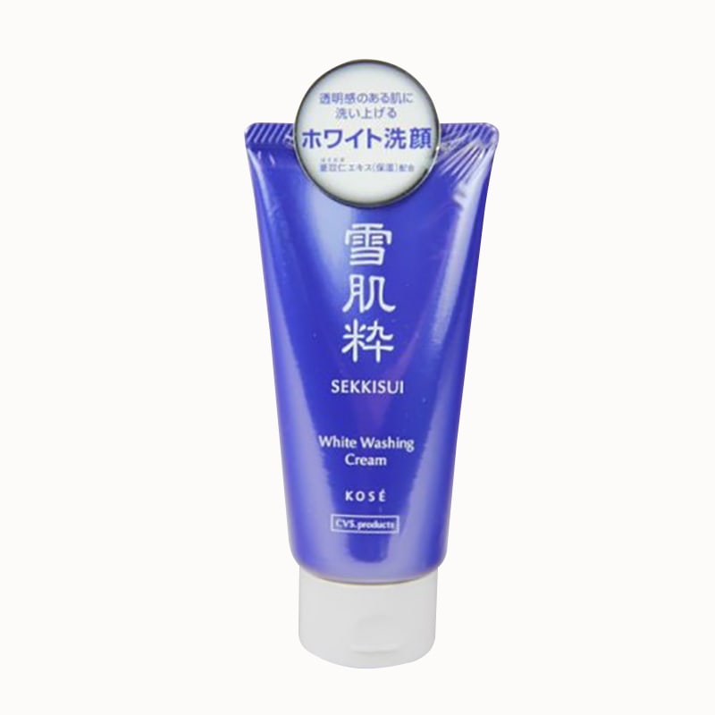 Sữa rửa mặt trắng da Kose Sekkisui White Washing Cream 80g