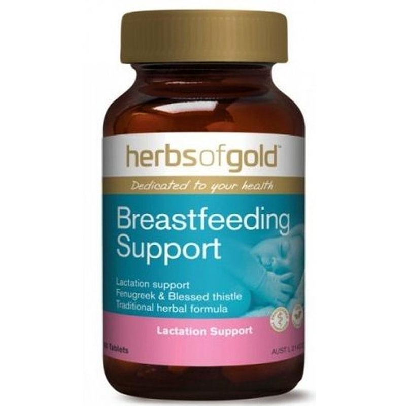 Viên uống lợi sữa Herbs Of Gold Breastfeeding Support 60 viên Úc