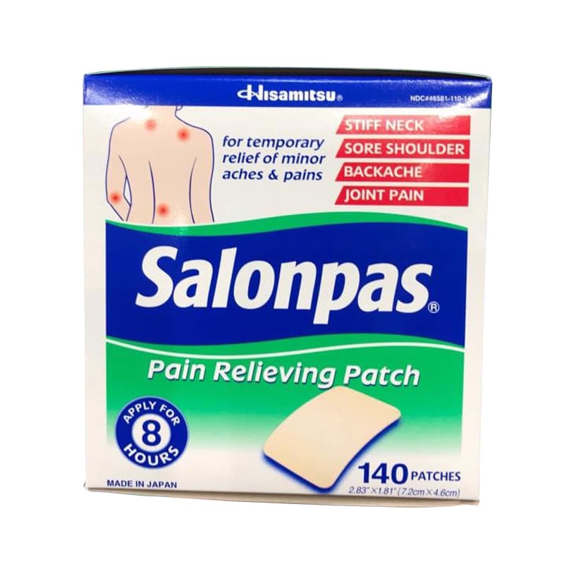 Cao dán giảm đau Salonpas Pain Relieving Patch 140 miếng