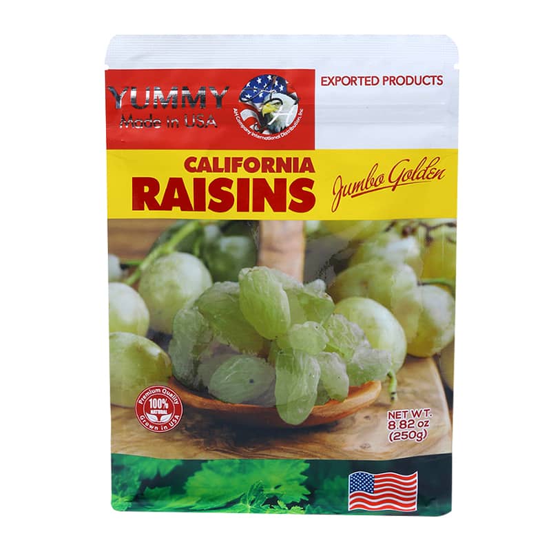 Nho khô vàng Yummy California Raisins Jumbo Gold 250g Mỹ