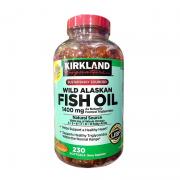 Dầu cá Kirkland Wild Alaskan Fish Oil 1400mg hộp 230 viên