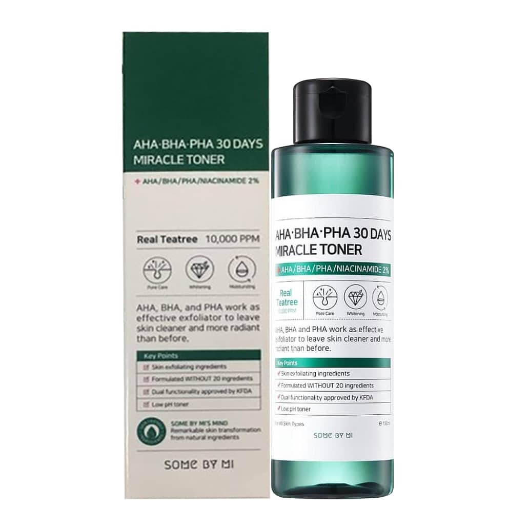 Nước hoa hồng trị mụn AHA BHA PHA 30 Days Miracle Toner 150ml