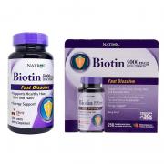 Thuốc mọc tóc Biotin 5000mcg Fast Dissolve Natrol ...