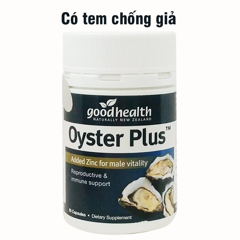 Tinh Chất Hàu lùn Oyster Plus Goodhealth - Hộp 60 Viên