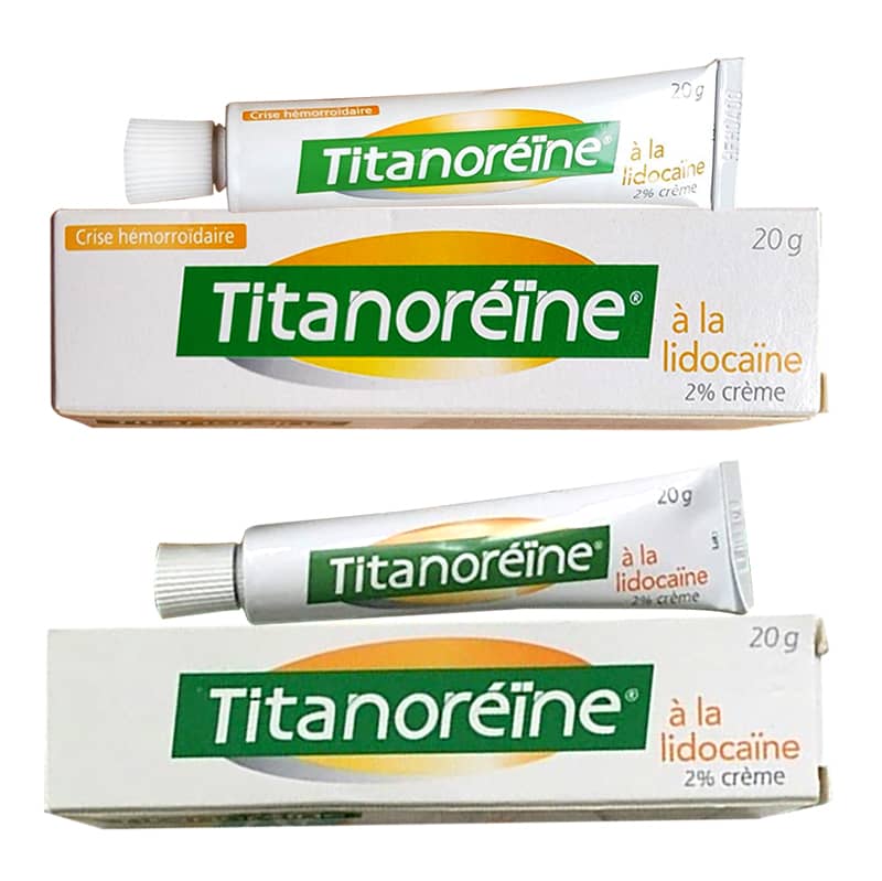 Kem bôi trĩ ngoại Titanoreine tuýp 20g của Pháp