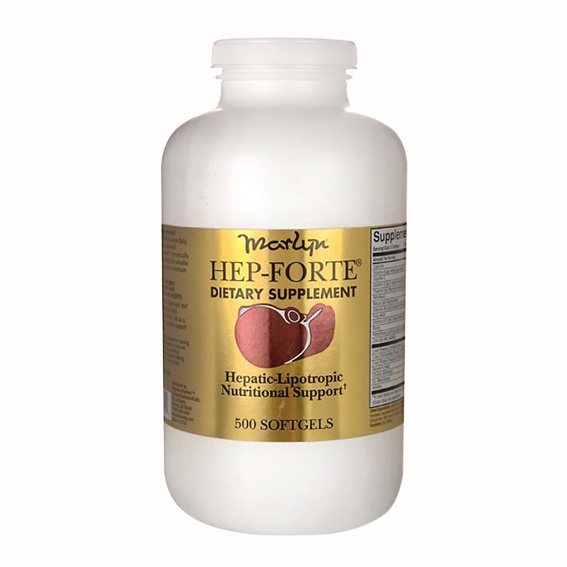 Marlyn hep forte 500 softgels USA, hỗ trợ chức năng gan hiệu quả